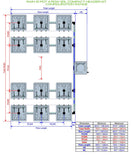 ALIEN Hydroponics RAIN 12 Pot 4 Row 30L Compact Header Kit