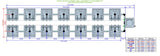 ALIEN Hydroponics RAIN 14 Pot 2 Row 30L Compact Header Kit