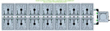 ALIEN Hydroponics RAIN 14 Pot 2 Row 30L Compact Header Kit