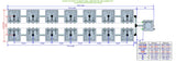 ALIEN Hydroponics RAIN 14 Pot 2 Row 30L Remote Header Kit