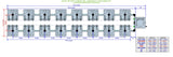 ALIEN Hydroponics RAIN 16 Pot 2 Row 15L Compact Header Kit