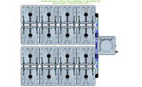 ALIEN Hydroponics RAIN 16 Pot 4 Row 15L Compact Header Kit