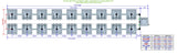 ALIEN Hydroponics RAIN 18 Pot 2 Row 30L Compact Header Kit