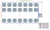 ALIEN Hydroponics RAIN 21 Pot 3 Row 30L Compact Header Kit