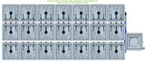 ALIEN Hydroponics RAIN 21 Pot 3 Row 30L Compact Header Kit