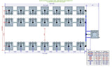 ALIEN Hydroponics RAIN 21 Pot 3 Row 30L Remote Header Kit