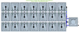 ALIEN Hydroponics RAIN 21 Pot 3 Row 30L Remote Header Kit