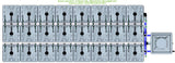 ALIEN Hydroponics RAIN 24 Pot 3 Row 15L Remote Header Kit