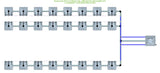 ALIEN Hydroponics RAIN 24 Pot 3 Row 15L Remote Header Kit