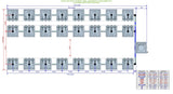 ALIEN Hydroponics RAIN 24 Pot 3 Row 30L Compact Header Kit