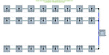 ALIEN Hydroponics RAIN 24 Pot 3 Row 30L Compact Header Kit
