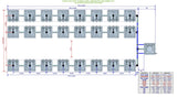 ALIEN Hydroponics RAIN 24 Pot 3 Row 30L Remote Header Kit