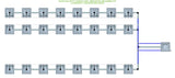 ALIEN Hydroponics RAIN 24 Pot 3 Row 30L Remote Header Kit