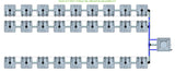 ALIEN Hydroponics RAIN 27 Pot 3 Row 15L Remote Header Kit
