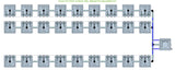 ALIEN Hydroponics RAIN 27 Pot 3 Row 30L Remote Header Kit