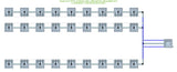 ALIEN Hydroponics RAIN 27 Pot 3 Row 30L Remote Header Kit