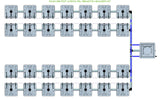 ALIEN Hydroponics RAIN 28 Pot 4 Row 15L Remote Header Kit