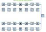 ALIEN Hydroponics RAIN 28 Pot 4 Row 30L Compact Header Kit