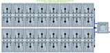 ALIEN Hydroponics RAIN 32 Pot 4 Row 30L Remote Header Kit