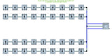 ALIEN Hydroponics RAIN 36 Pot 4 Row 15L Remote Header Kit
