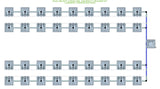 ALIEN Hydroponics RAIN 36 Pot 4 Row 30L Compact Header Kit