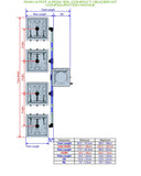 ALIEN Hydroponics RAIN 4 Pot 4 Row 30L Compact Header Kit