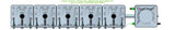 ALIEN Hydroponics RAIN 5 Pot 1 Row 15L Remote Header Kit