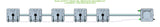 ALIEN Hydroponics RAIN 5 Pot 1 Row 15L Remote Header Kit