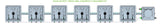 ALIEN Hydroponics RAIN 6 Pot 1 Row 30L Compact Header Kit