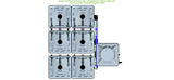 ALIEN Hydroponics RAIN 6 Pot 3 Row 15L Compact Header Kit