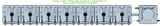 ALIEN Hydroponics RAIN 7 Pot 1 Row 15L Compact Header Kit