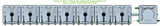 ALIEN Hydroponics RAIN 7 Pot 1 Row 15L Remote Header Kit