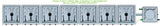 ALIEN Hydroponics RAIN 7 Pot 1 Row 30L Compact Header Kit