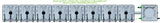 ALIEN Hydroponics RAIN 8 Pot 1 Row 15L Compact Header Kit