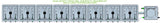 ALIEN Hydroponics RAIN 8 Pot 1 Row 30L Compact Header Kit