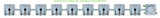 ALIEN Hydroponics RAIN 9 Pot 1 Row 15L Compact Header Kit