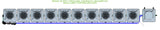 ALIEN Hydroponics RDWC 10 Pot 1 Row 20L Compact Header Kit