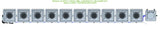 ALIEN Hydroponics RDWC 10 Pot 1 Row 36L Compact Header Kit