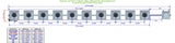 ALIEN Hydroponics RDWC 10 Pot 1 Row 36L Remote Header Kit