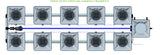 ALIEN Hydroponics RDWC 10 Pot 2 Row 20L Compact Header Kit