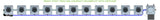 ALIEN Hydroponics RDWC 11 Pot 1 Row 20L Compact Header Kit with Air Pump