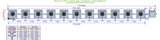 ALIEN Hydroponics RDWC 11 Pot 1 Row 36L Compact Header Kit