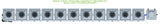 ALIEN Hydroponics RDWC 11 Pot 1 Row 36L Compact Header Kit