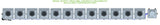 ALIEN Hydroponics RDWC 12 Pot 1 Row 36L Compact Header Kit