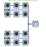 ALIEN Hydroponics RDWC 12 Pot 4 Row 20L Remote Header Kit