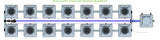 ALIEN Hydroponics RDWC 14 Pot 2 Row 20L Remote Header Kit