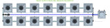 ALIEN Hydroponics RDWC 14 Pot 2 Row 36L Remote Header Kit