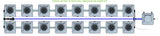 ALIEN Hydroponics RDWC 16 Pot 2 Row 20L Remote Header Kit