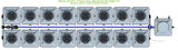 ALIEN Hydroponics RDWC 16 Pot 2 Row 20L Remote Header Kit