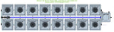 ALIEN Hydroponics RDWC 16 Pot 2 Row 36L Compact Header Kit